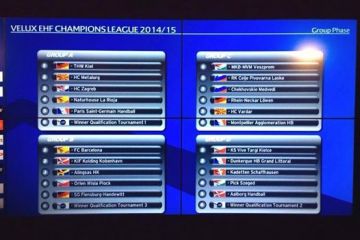 Održan ždrijeb VELUX EHF Lige prvaka 2014./2015